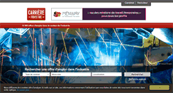 Desktop Screenshot of carriere-industrie.com